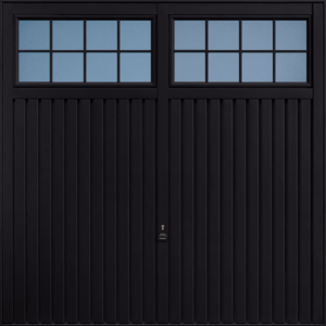 Salisbury Jet Black Garage Door