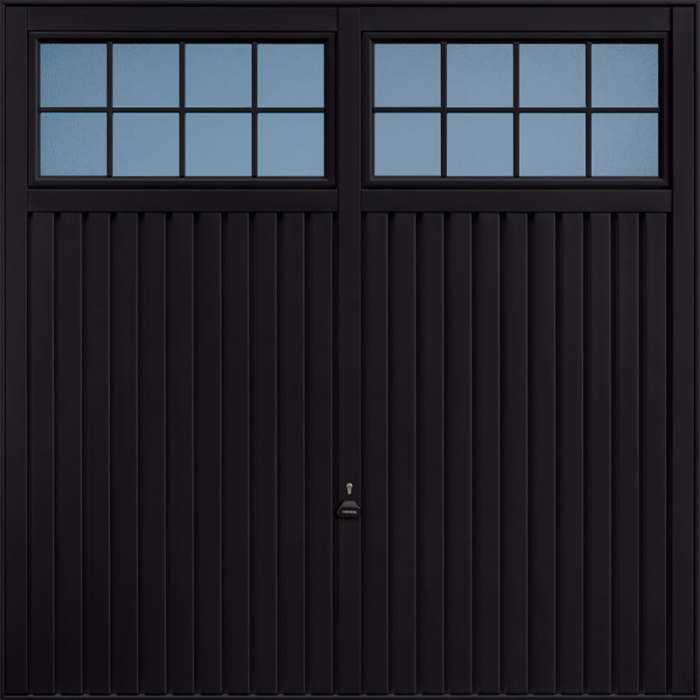 Salisbury Jet Black Garage Door