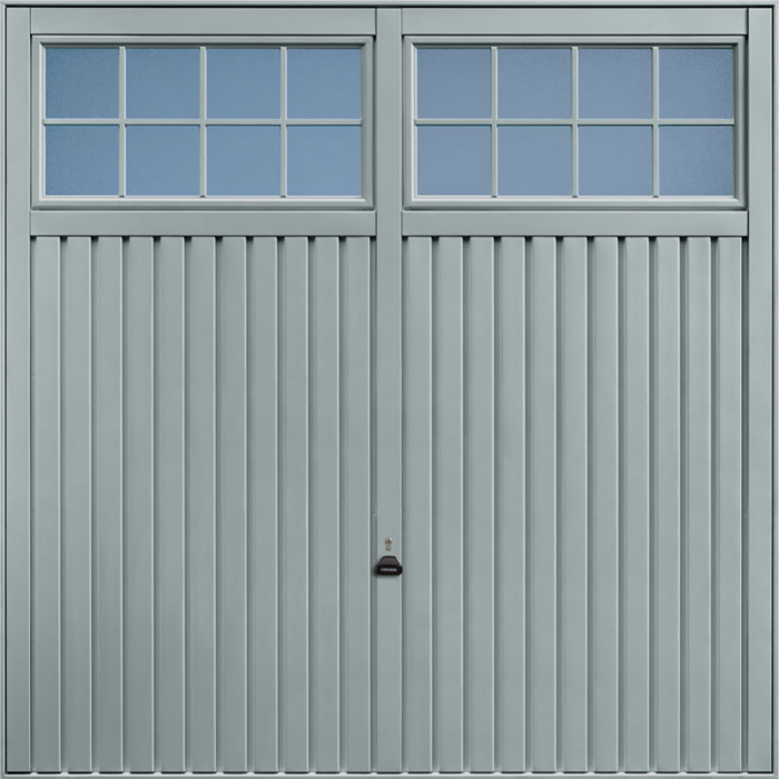 Salisbury Window Grey Garage Door