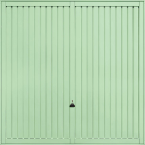 Sutton Pastel Green Garage Door