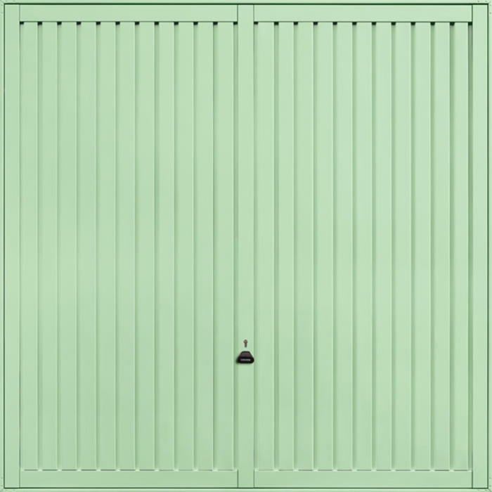 Sutton Pastel Green Garage Door