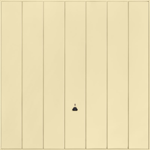 Windsor Light Ivory Garage Door