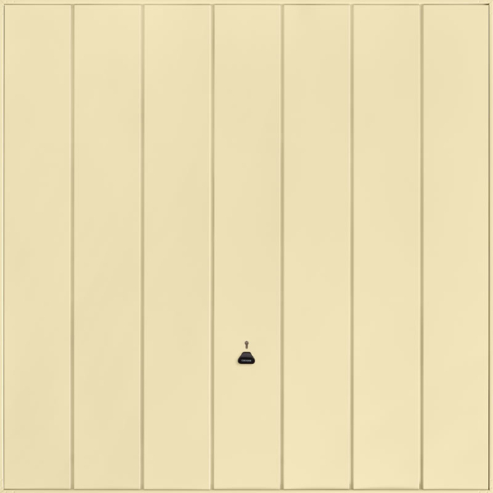 Windsor Light Ivory Garage Door