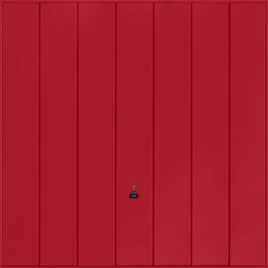Windsor Ruby Red Garage Door