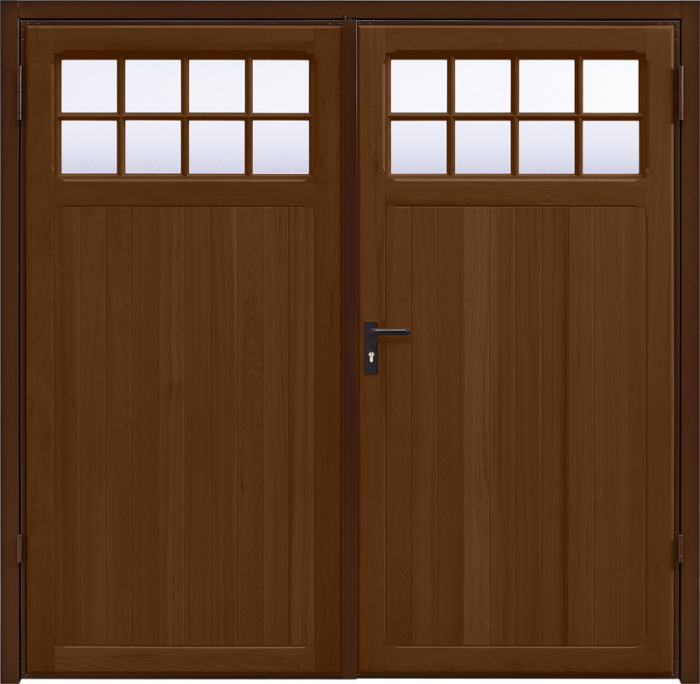 Ashton Antique Oak Side Hinged Garage Door