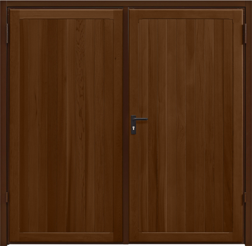 Kingsbury Antique Oak Side Hinged Garage Door