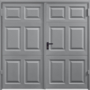 Beaumont Grey Aluminium Side Hinged Garage Door