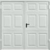 Beaumont Light Grey Side Hinged Garage Door