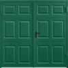 Beaumont Moss Green Side Hinged Garage Door
