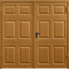 Beaumont Ochre Brown Side Hinged Garage Door