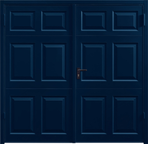 Beaumont Steel Blue Side Hinged Garage Door