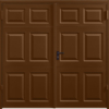 Beaumont Terra Brown Side Hinged Garage Door