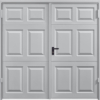 Beaumont White Aluminium Side Hinged Garage Door