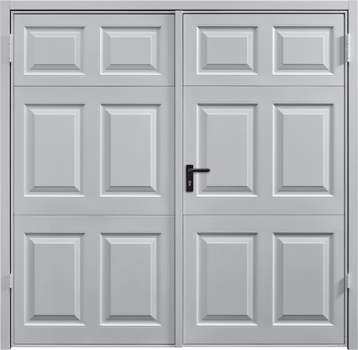 Beaumont White Aluminium Side Hinged Garage Door