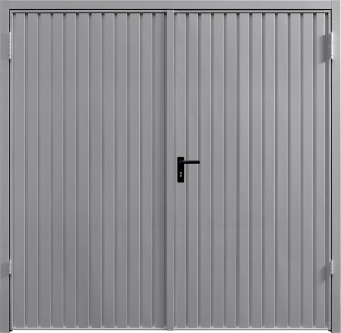 Carlton Grey Aluminium Side Hinged Garage Door