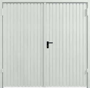 Carlton Light Grey Side Hinged Garage Door