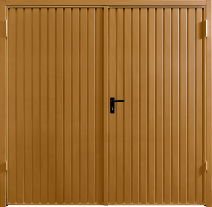 Carlton Ochre Brown Side Hinged Garage Door