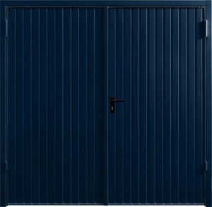 Carlton Steel Blue Side Hinged Garage Door