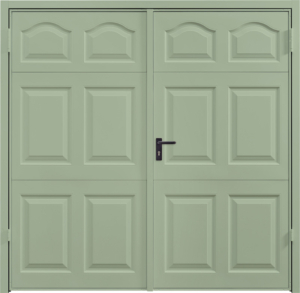 Cathedral Chartwell Green Side Hinged Garage Door