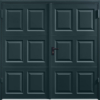 Georgian Anthracite Grey Side Hinged Garage Door