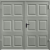 Georgian Stone Grey Side Hinged Garage Door