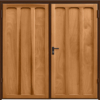 Seymour Light Oak Side Hinged Garage Door